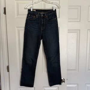 Levi’s 501 Original Same Intent Dark Wash 24